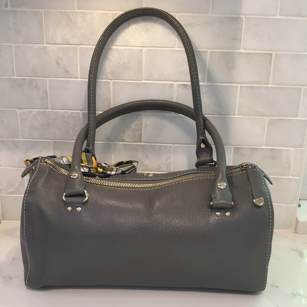 Kate Spade Grey Barrel Bag Vintage - Picture 3 of 15